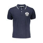 North Sails Blue Cotton Polo Shirt -   -  North Sails.
